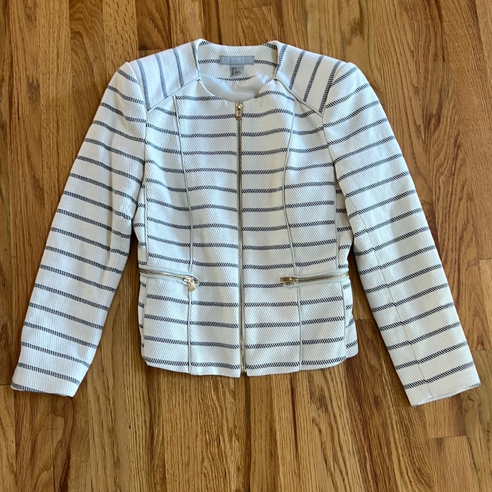 H&M Fitted Blazer with Silver Accents, Size 4